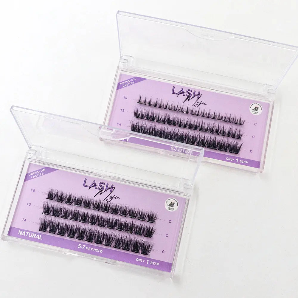 Press & Go Pre-glued lashes in Natural Lash Majic